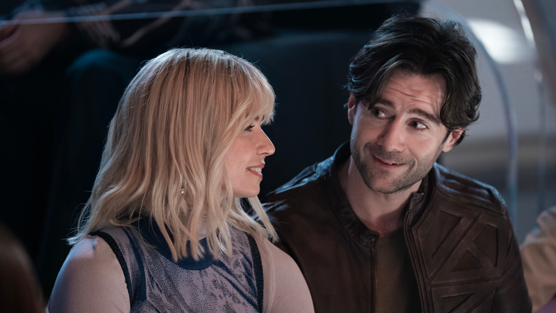 L to R Jess Bush as Chapel and Cillian O\&#039;Sullivan as Dr. Roger Korby in season 3 , Episode 2 of Strange New Worlds streaming on Paramount+. Photo Credit: Marni GrossmanParamount+ 